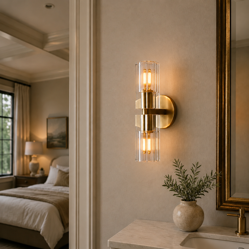 Arcachor Faceted Crystal Wall Lighting