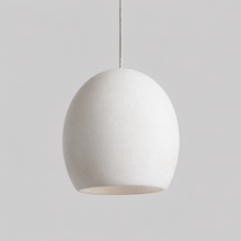 Arica Snowflake Alabaster Pendant in Brass, Main Light Off