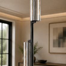 Audubor Crystal Prism Pendant in Bronze, Body Detail