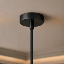 Audubor Crystal Prism Pendant in Bronze, Canopy Detail