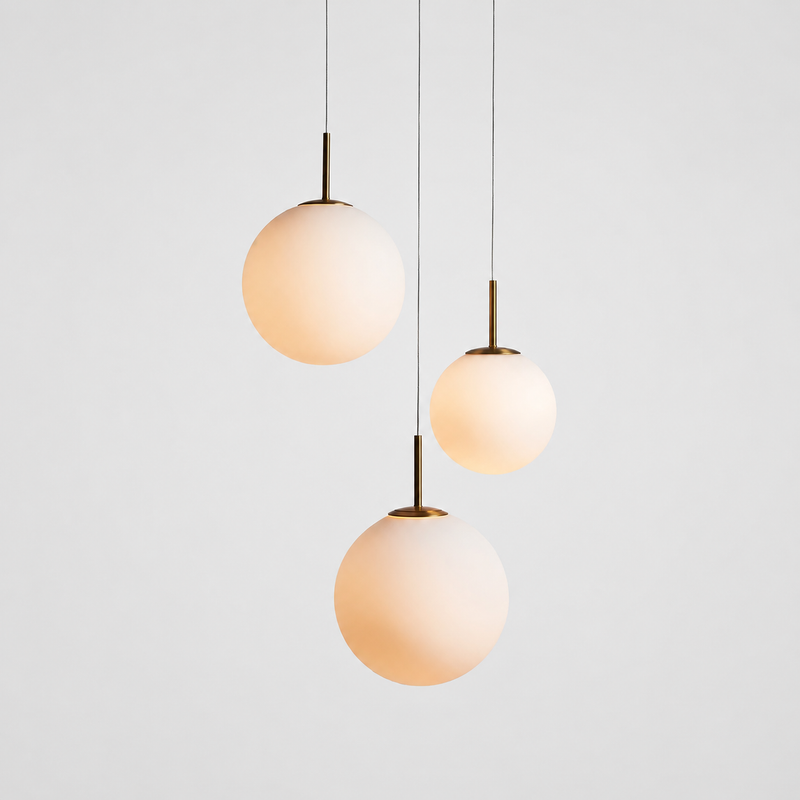 Casen Round Glass Chandelier