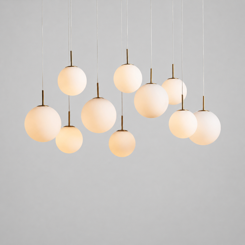 Casen Square Glass Chandelier