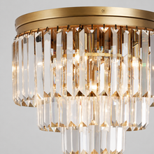 Leyland Crystal Wall Light in Brass, Canopy Detail