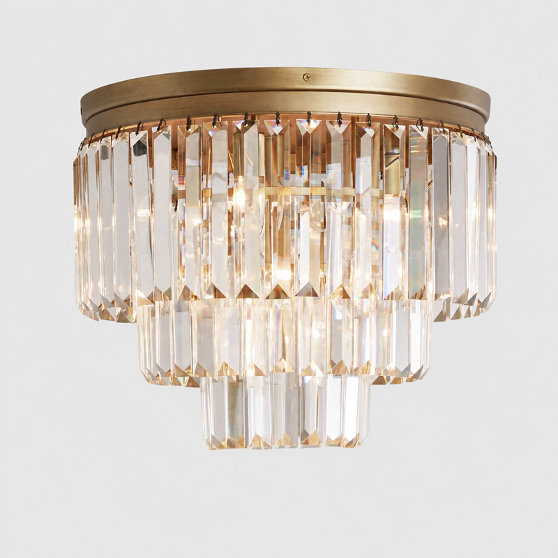 Leyland Crystal Flushmount Lighting