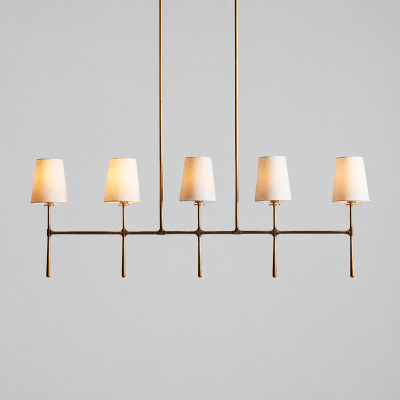 Rhodes Linear Fabric Chandelier